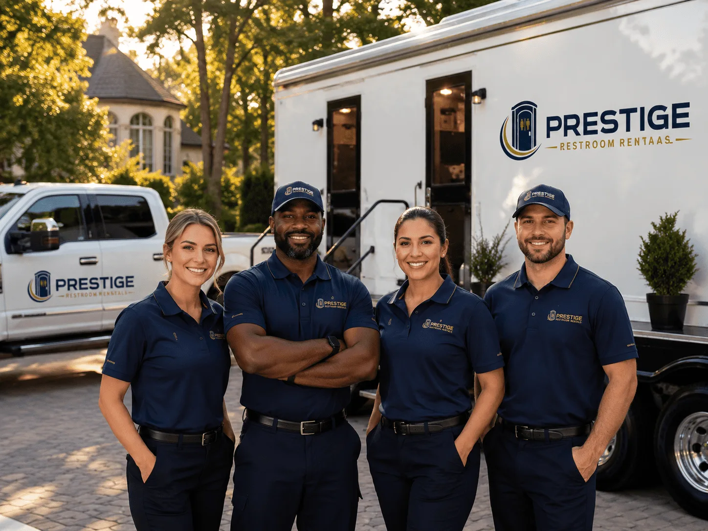 Trusted Luxury Portable Restrooms company in Manning, ND
